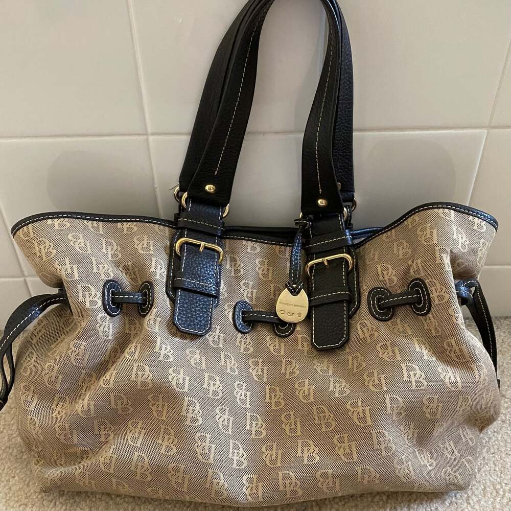 Dooney & Bourke Chiara Signature Monogram Jacquard Canvas Tote Bag